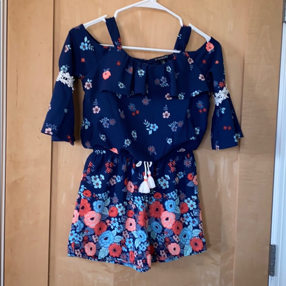 Girls Floral romper